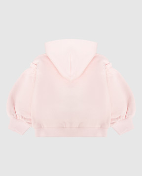 Dolce&Gabbana Детская розовая спортивная куртка с принтом логотипа L2JWCKG7PNM