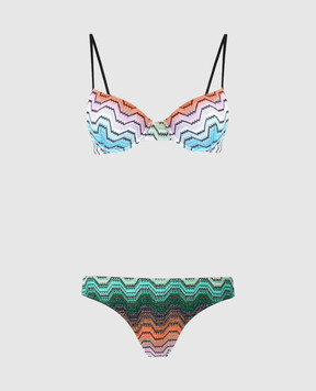 Missoni Купальник у візерунок з люрексом MC22SP01BR015D