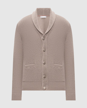 Brunello Cucinelli Бежевий кардиган MNI709706