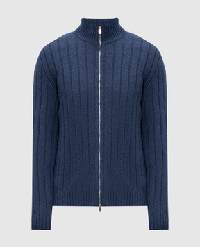 Brunello Cucinelli Кардиган з кашеміру синього кольору M22506006