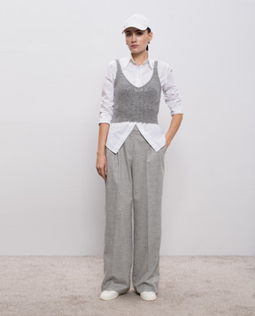 Peserico Сірі штани з вовною PM480701948