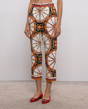 Dolce&Gabbana Капри в принт FTDKVTGDDTD