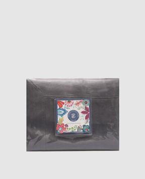 TESSITURA TOSCANA TELERIE Сірий набір зі скатертини та серветок TIZIANO з льону NT120025090037