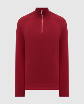 Brunello Cucinelli Бордовий джемпер M29400104