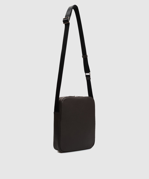 Trussardi Коричнева шкіряна сумка Z590E006427NMBC03L33 зображення 3