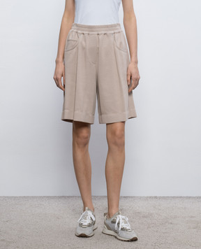 Brunello Cucinelli Бежеві шорти MG927P9205
