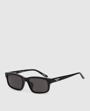 Balenciaga Чорні сонцезахисні окуляри Daily Rectangle 870678T0039