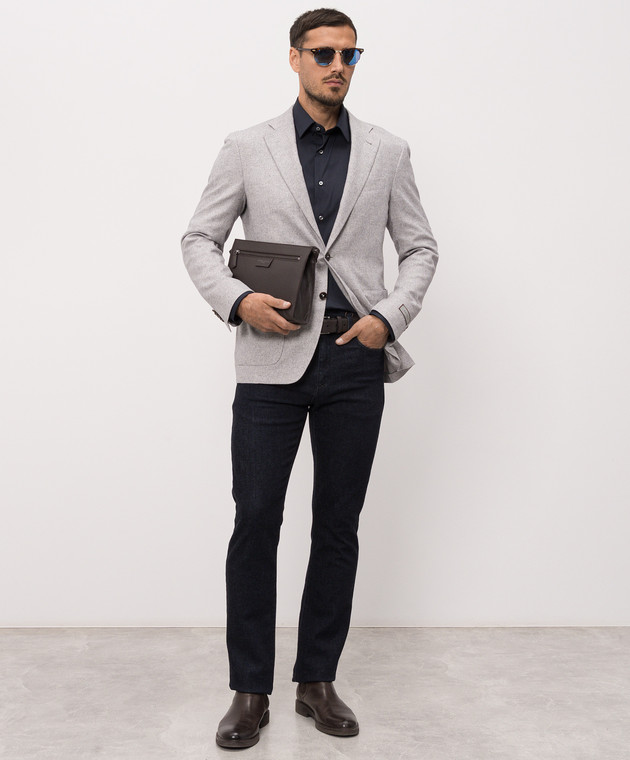 Canali Синя сорочка GA03292CCL70A1 зображення 2