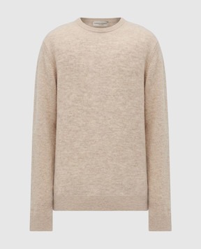 Cashmere&Whiskey Бежевий меланжевий джемпер з кашеміру MU7791312525R