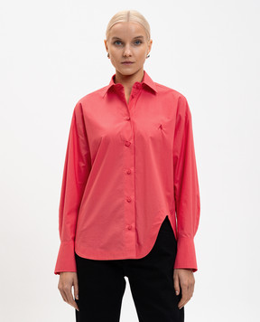 The Attico Розовая рубашка с эмблемой 260WCH00014CCC052AA