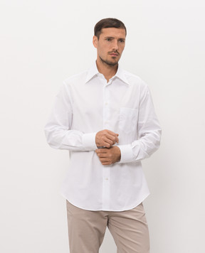 Brunello Cucinelli Сорочка білого кольору MBUC40621