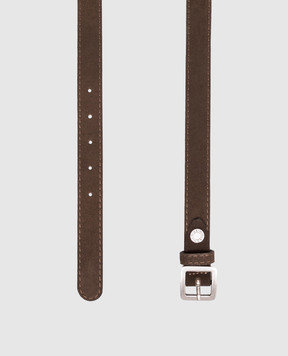 Gianni Chiarini Коричневий замшевий ремінь CNK00971CM