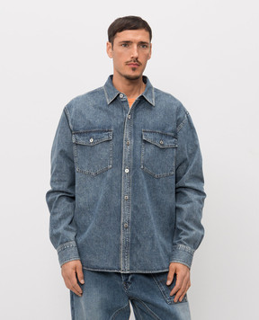 JW Anderson Синя джинсова сорочка з патчем DS0011PG1855