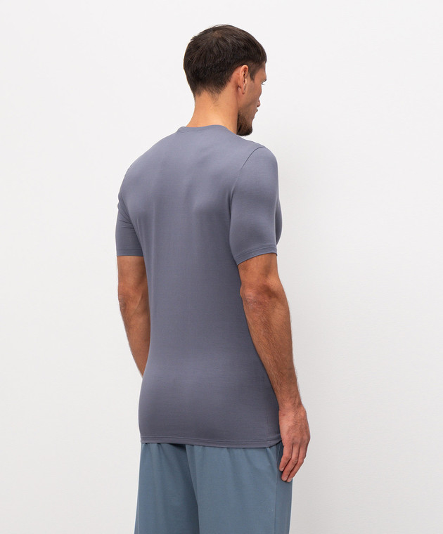 Zimmerli Синяя футболка Pureness 7001341571 изображение 3