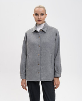 MooRER Серая куртка из шерсти и кашемира KINSALE KINSALELS9