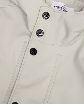 Stone Island Дитяча сіра куртка з патчем логотипа L1S164100001S0A2268