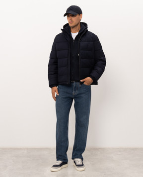 Trussardi Синяя утепленная спортивная куртка G8508000256NMF518F09