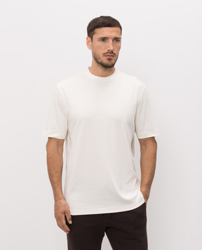 Canali Футболка цвета айвори MJ02451T0965