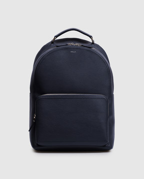 Bally Синий кожаный рюкзак Capitol MAK04NVT710