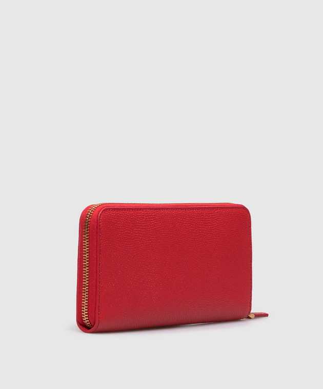 Valentino Красный кожаный кошелек VLogo Signature 9W2P0BB3SNP изображение 2