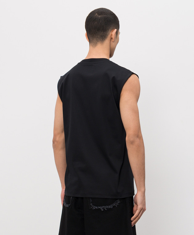 Heliot Emil Черная майка ASTRAPE M09144 изображение 4