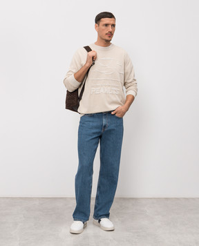 Iceberg Бежевый джемпер с узором A0067604