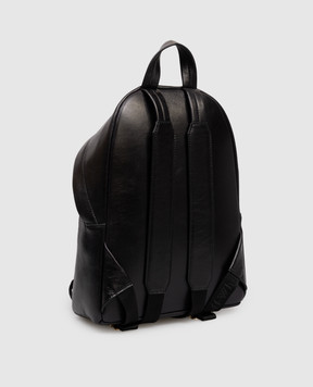 Off-White Чорний шкіряний рюкзак Quilting OWNB002F25LEA001