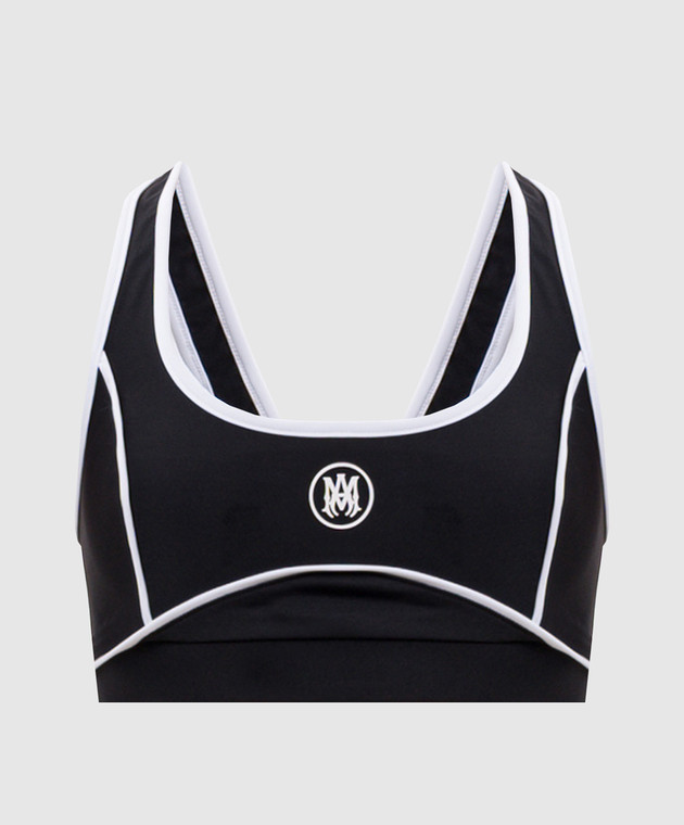AMIRI Черный топ с монограммой AWBOAC1020