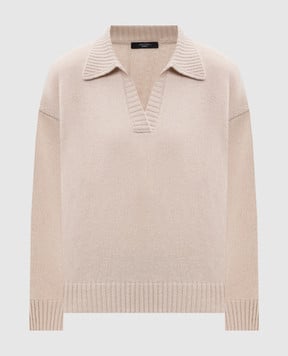 Max Mara Weekend Бежевий светр AGRE з вовни AGRE
