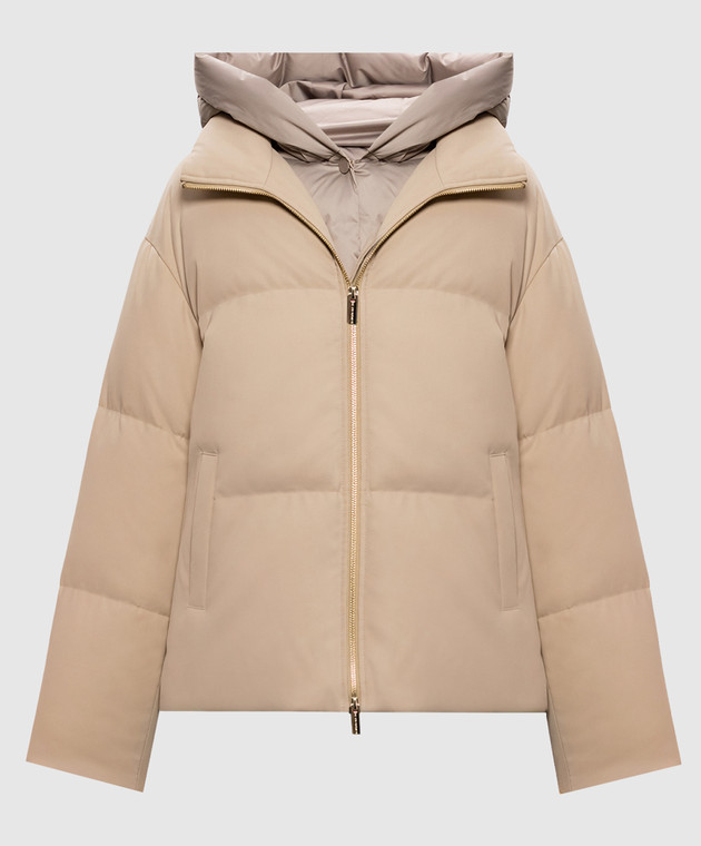 Be Florence Бежева пухова куртка EM2656B