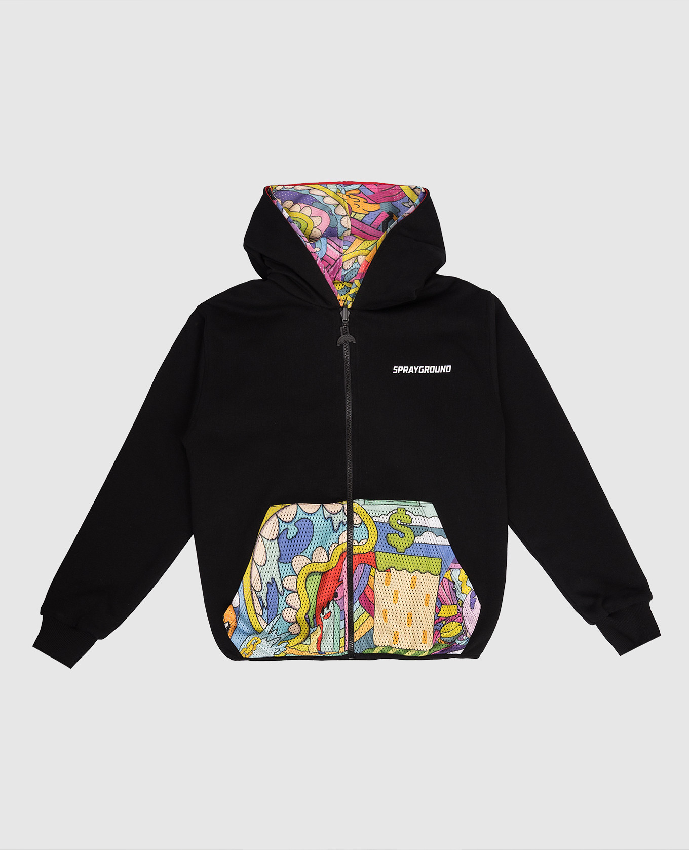 

Детская двухсторонняя спортивная куртка Jelly World Fixes, Черный, Спортивные куртки