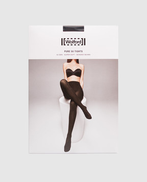Wolford Чорні колготи 50 den 14434