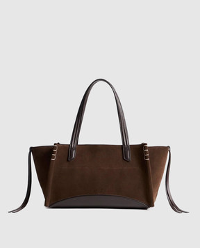 JW Anderson Коричнева замшева сумка-тоут HB0783LA0364