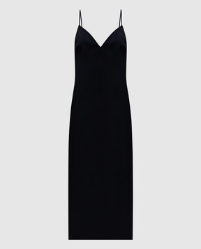 Twinset Черное платье с логотипом 261TP2416