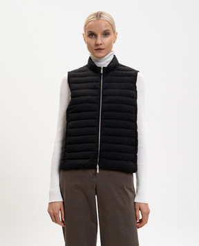 MooRER Черный пуховой жилет OPRAH OPRAHS3