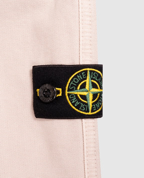 Stone Island Дитячі бежеві штани з патчем логотипа L2S163100002S010414