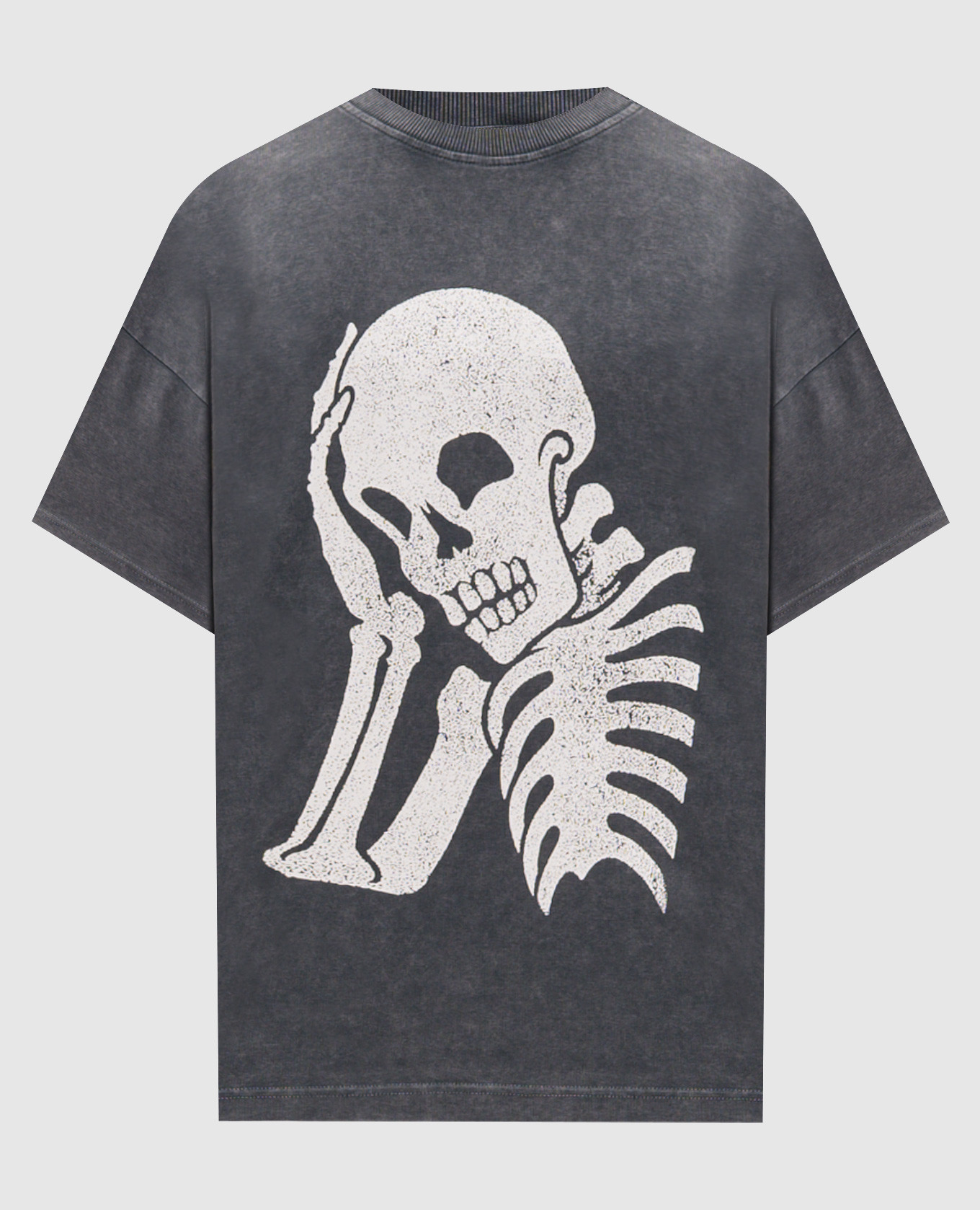 Серая футболка Skull
