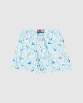 MC2 SAINT BARTH Дитячі блакитні шорти для плавання Jean Lightsng Stretch JEA002202241L