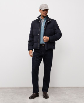 Cashmere&Whiskey Голубая рубашка в клетку 42252091315