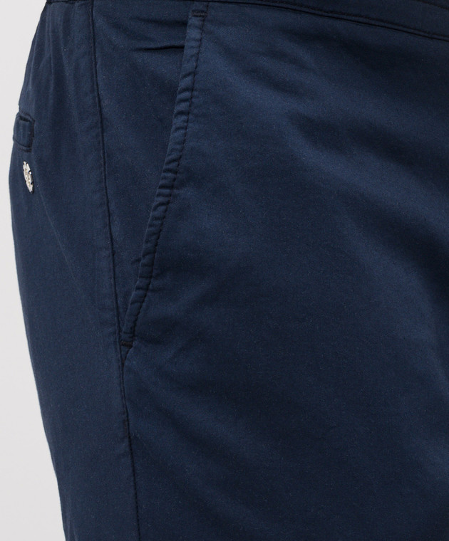 Castangia dal 1850 Сині штани з шовком GDPCA101S26 зображення 5