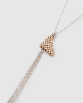 Peserico Бежевий ланцюжок з підвіскою A35509C0CC782