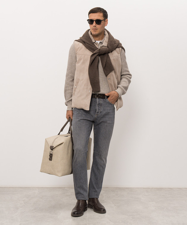 Brunello Cucinelli Серые джинсы M229PX1290 изображение 2