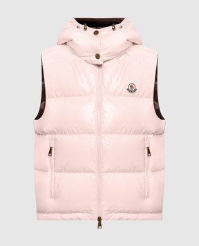 Moncler Розовый пуховый жилет Niverolle L20931A00005597EU