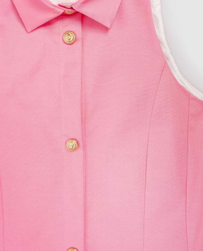 Balmain Дитяча рожева сукня BY1C02G019710