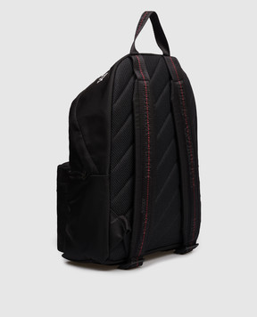 Off-White Чорний рюкзак Heritage з логотипом OMNB123C99FAB001