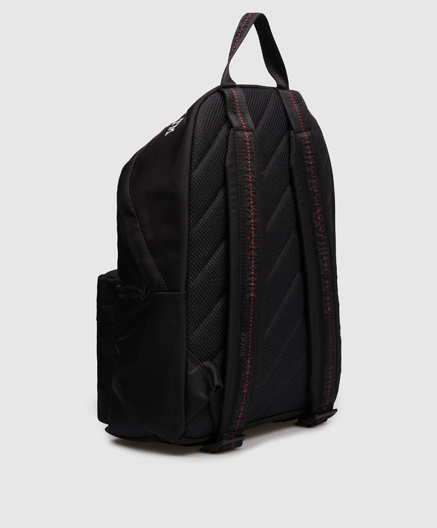 Off-White Черный рюкзак Heritage с логотипом OMNB123C99FAB001 изображение 3
