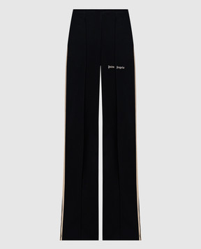 Palm Angels Чорні спортивні штани з логотипом PWCJ010S24FAB001