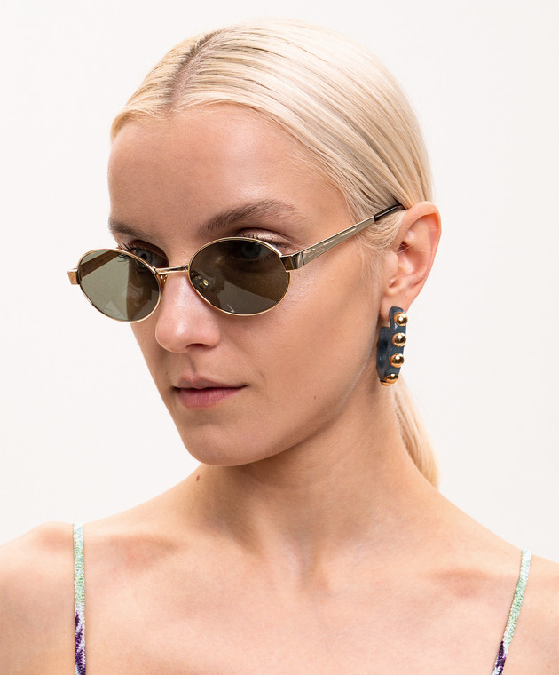 Saint Laurent солнцезащитные очки 692 779851Y9902 изображение 2
