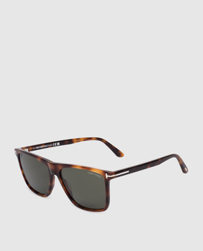 Tom Ford Коричневі сонцезахисні окуляри Fletcher FT0832