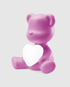 Qeeboo Рожева настільна лампа Teddy Love XS 25005FX